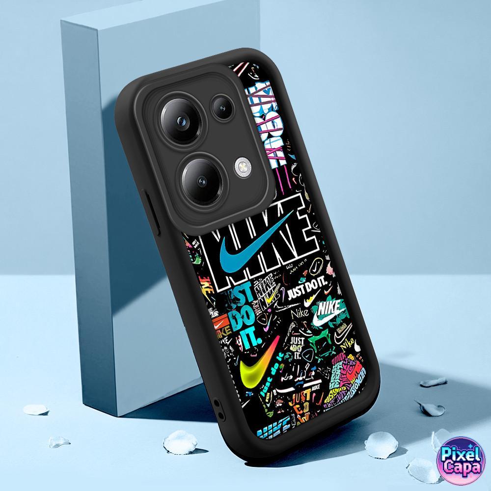 Capa De Celular Silicone Macio Preto Para Xiaomi Redmi Note 13 Poco M6 Pro 4G Capinha Masculina Case 5859 TYB em Oferta na Shopee