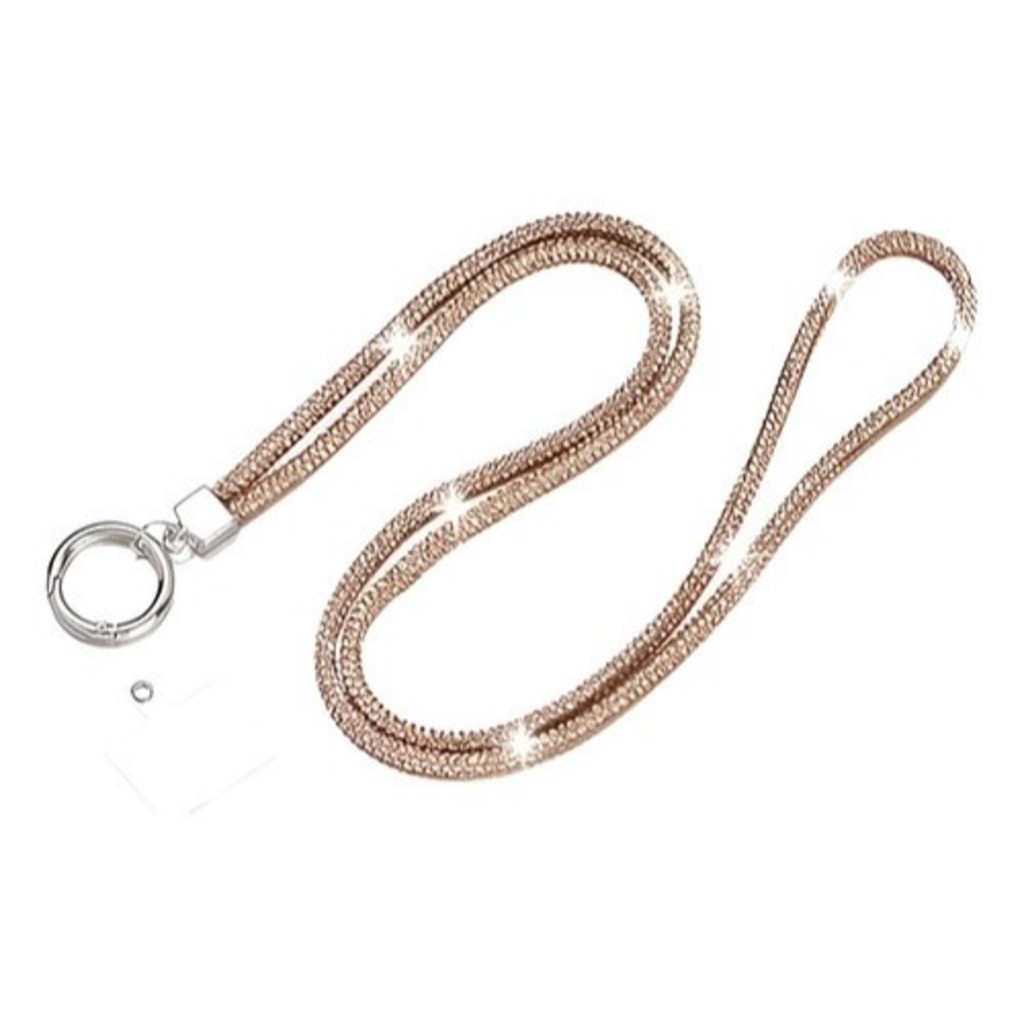 Imagem Cordão Smartphone Corrente Celular de Strass 60CM/65CM Acessório Pescoço Corpo