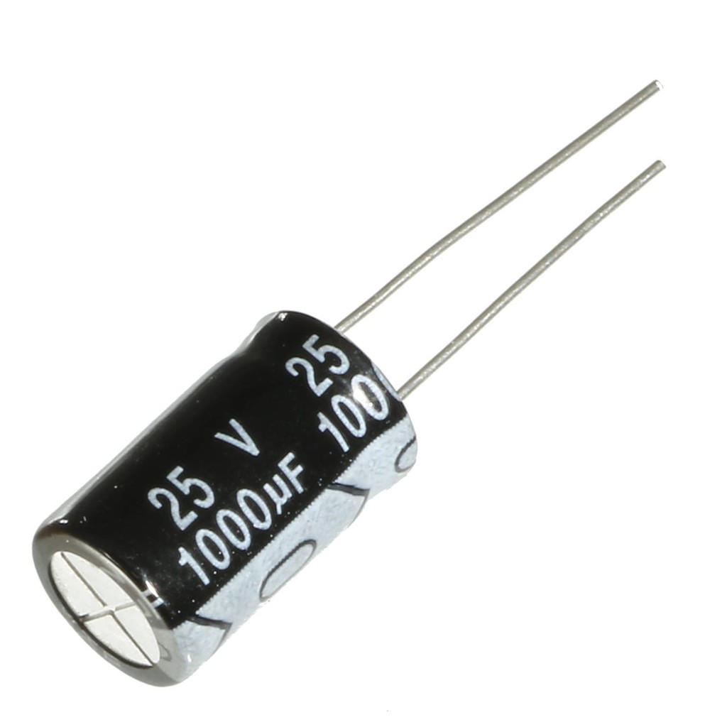 Capacitor 1000uf 25v * 105° * Kit Com 10 unidades