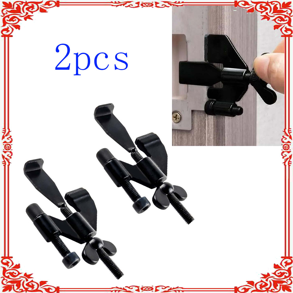 2 fechaduras de segurança em aço inoxidável para portas Fechaduras antirroubo para portas