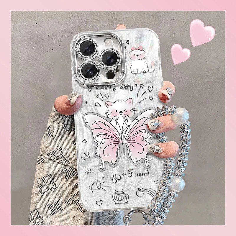 Capinha Capa Para Redmi A3 12 13C Poco X6 X7 F6 PRO Note 8 11 12 13 14 15 À Prova de Choque CachorrinhoBorboleta em Oferta na Shopee