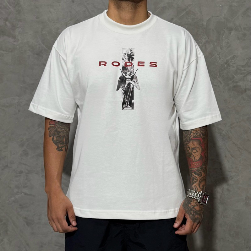 [Camiseta Premium em Algodão Puro]CC Camiseta Anjo Forever Camisa 100% Algodão Moda Streetwear Lançamento
