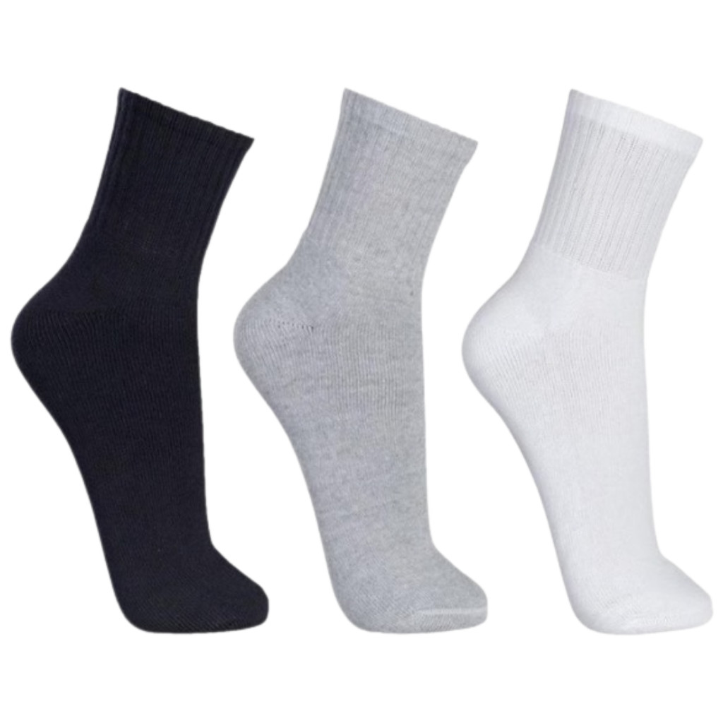 Kit Até 15 Pares De Meias Cano Médio Masculino Tamanho 39 a 43 - Polar Vip em Oferta na Shopee