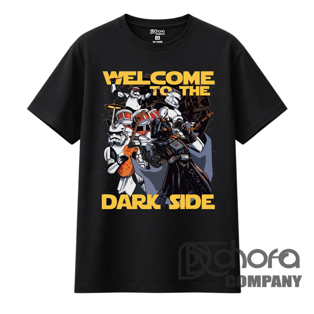Camiseta Geek Qualidade Premium Filme Star Wars Welcome Dark Side 100% Algodão
