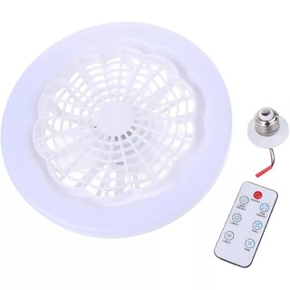Ventilador De Teto Com Led Lâmpada Novo Com Controle Remoto Bordado Bivolt novo comecio