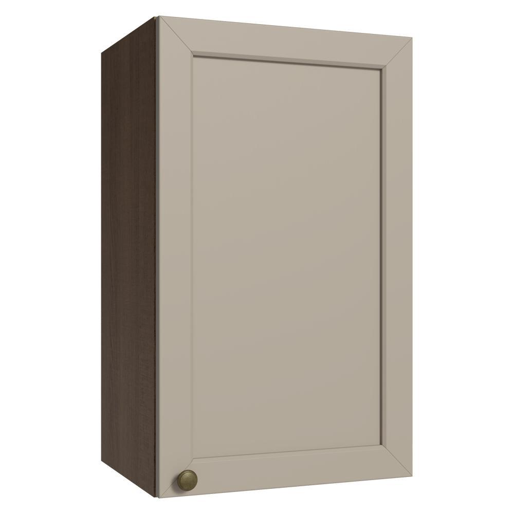 Armário Aéreo 40 cm 1 Porta Rustic/Crema Vik Madesa