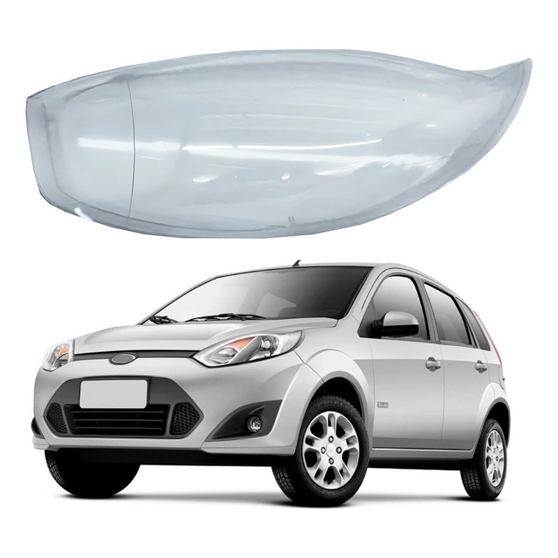 Lente Do Farol Lado Direito Ford Fiesta 1.0 1.6 2010 A 2014 em Oferta na Shopee