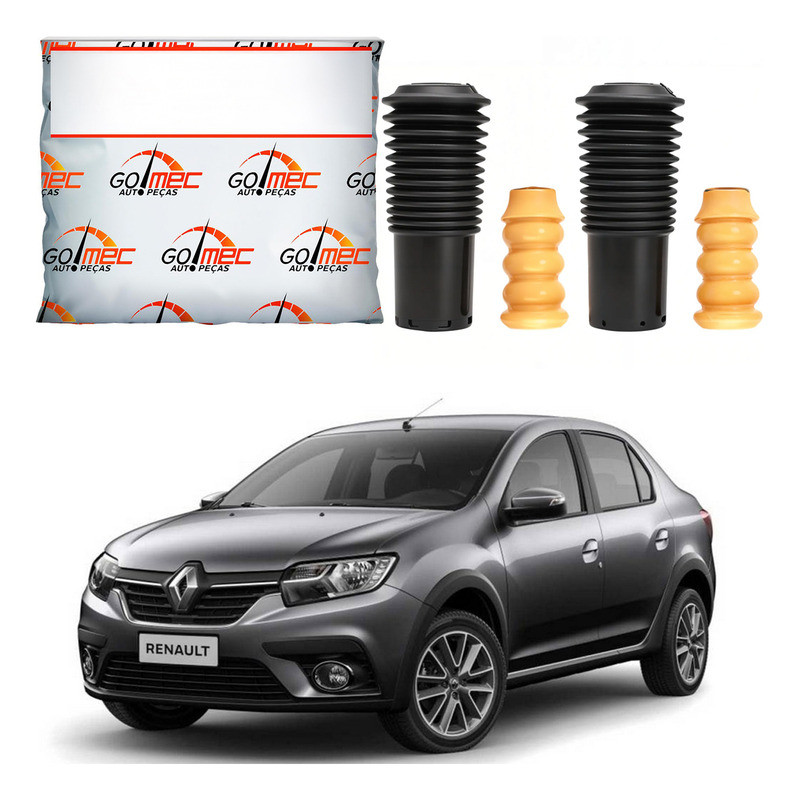 Kit Batente Traseiro Logan 1.0 2020 A 2025