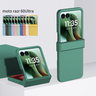 Cor Sólida Dobradiça Completa Caso Fosco Para Motorola Moto Razr 60 Pro 50 40 Ultra Pele Sentir Duro PC À Prova De Choqu em Oferta na Shopee