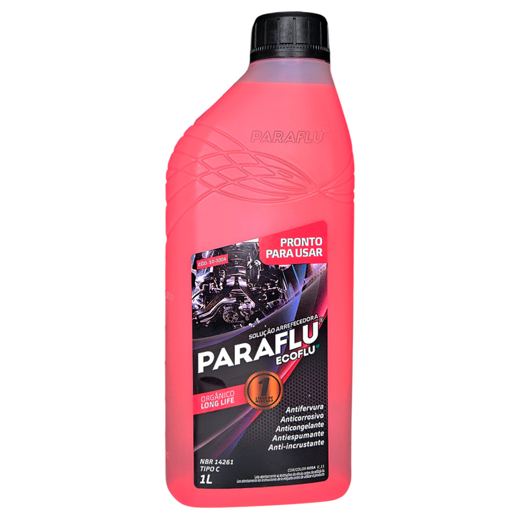 Aditivo Radiador Pronto Para Uso Orgânico Rosa Paraflu 1l