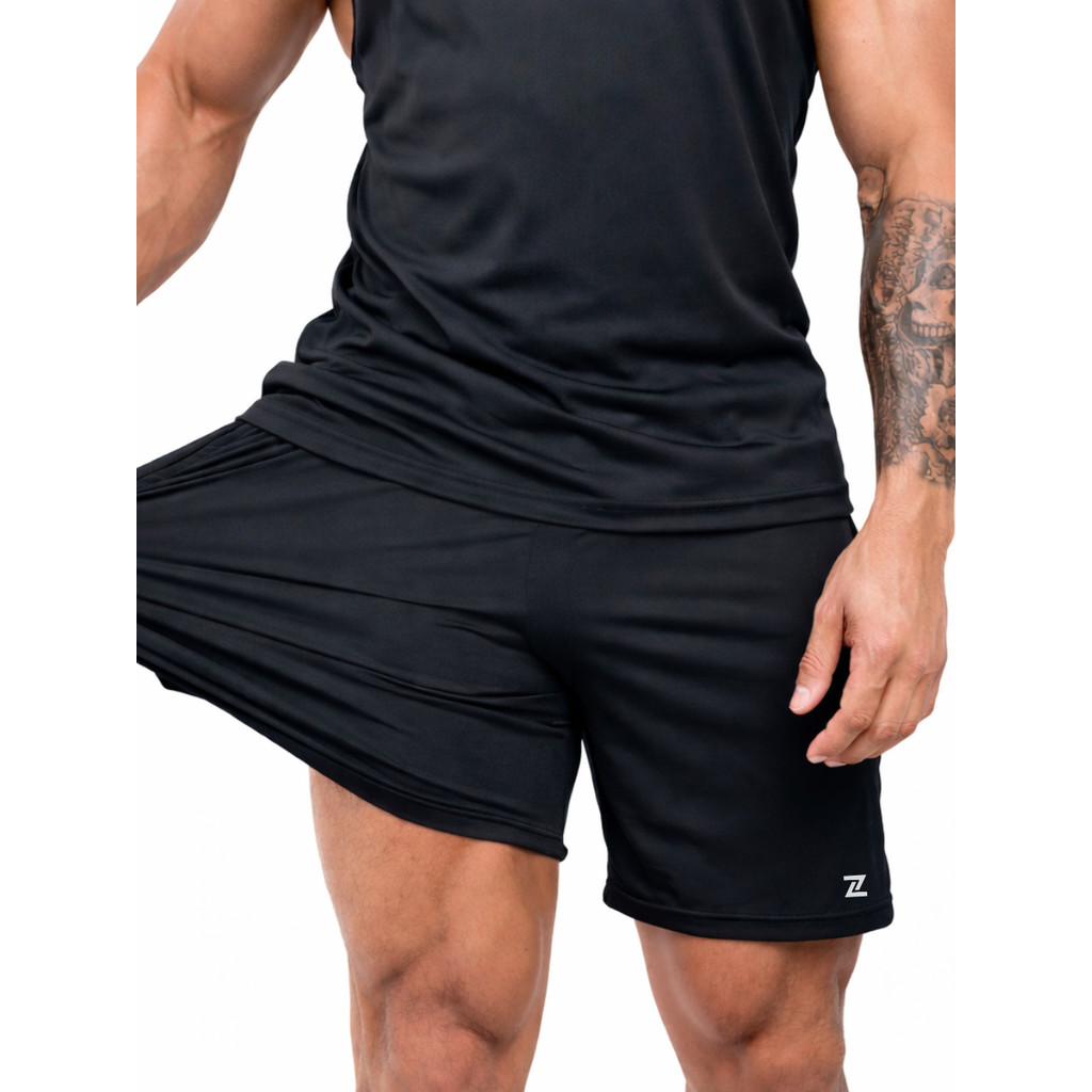 Kit 3 Bermudas Masculina Dry Fit academia Tactel com Elastano Bolso Fundo Shorts Academia alta qualidade em Oferta na Shopee