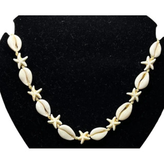Colar com Estrela Ajustavel gargantilha de Conchinhas+estrelas  Choker Búzios Moda Praia em Oferta na Shopee