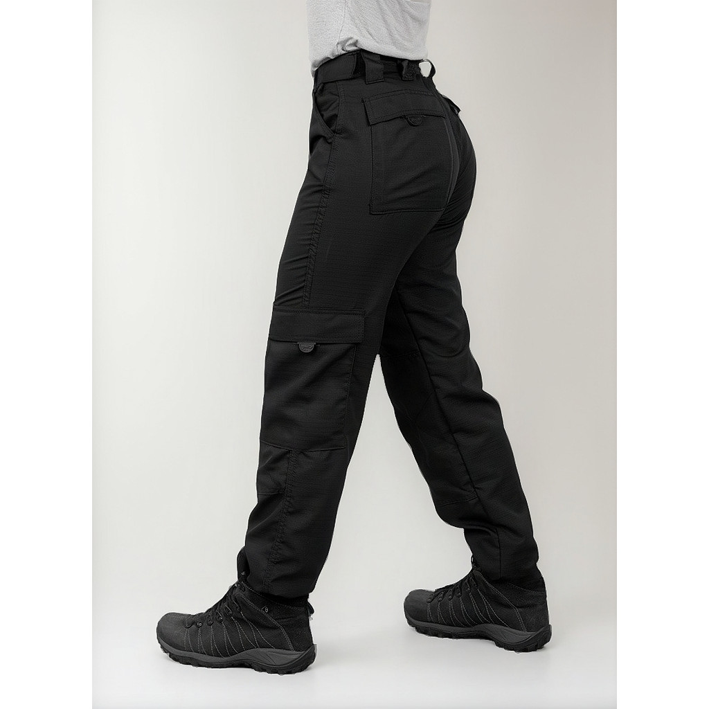 Calça tática Cargo  Militar Preta Feminina 6 Bolsos Peca Trilha Leve em Oferta na Shopee