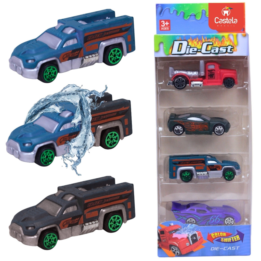 Carrinhos Miniatura Die Cast Color Shifter - Castela em Oferta na Shopee