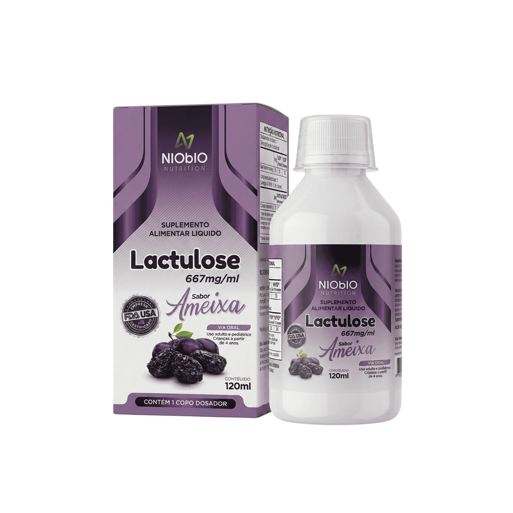 Lactulose 667mg Ameixa Fibras 120ml