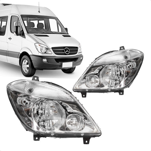 Farol Sprinter 2012 2013 2014 2015 2016 C/auxiliar C/motor