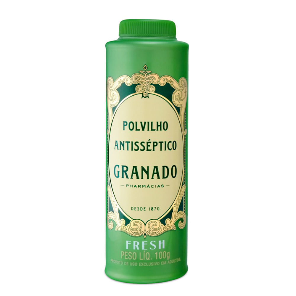 Polvilho Antisséptico Granado Fresh com 100g em Oferta na Shopee