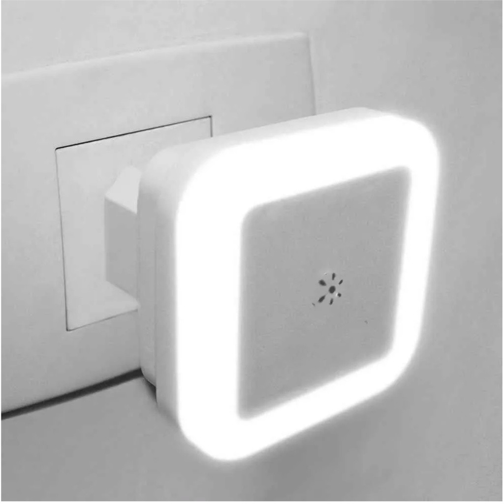 LUZ NOTURNA LED COM SENSOR DE LUMINOSIDADE PARA QUARTO BEBE LUMINARIA