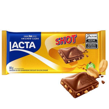 Chocolate ao leite com amendoim Shot