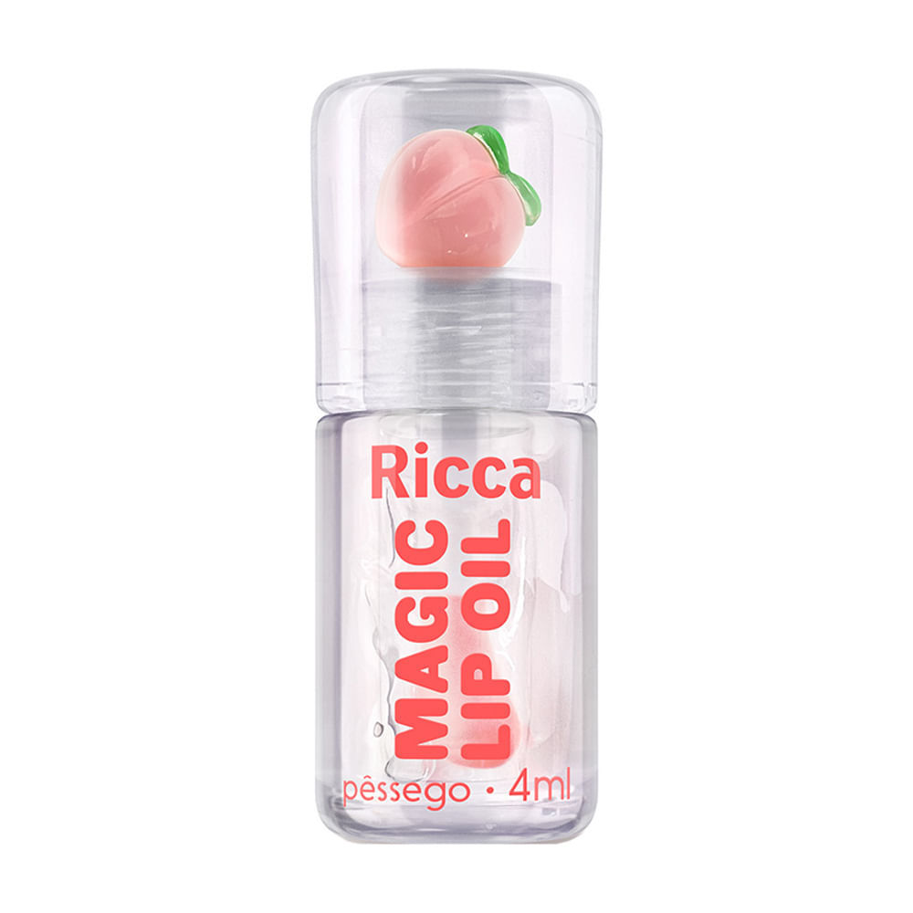 Magic Lip Oil Ricca Pêssego 4ml