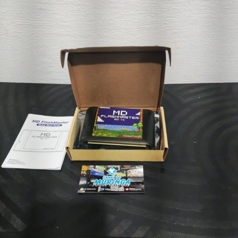 everdrive mega drive, cartucho Multijogos, inclui games de mega drive e Master System