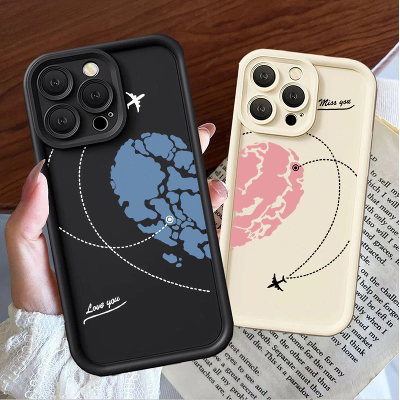 Capinha Capa Para Redmi A2 A3 A5 8 10C 12 13 15 POCO M3 X4 PRO Xiaomi 11 lite Silicone À Prova de Choque Mapa do Coração