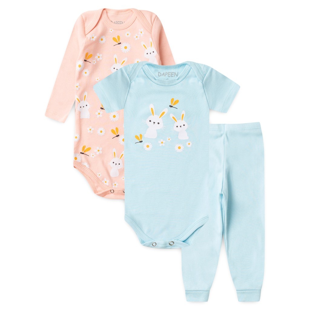 Kit Body Bebê Menina Suedine Coelinho em Oferta na Shopee