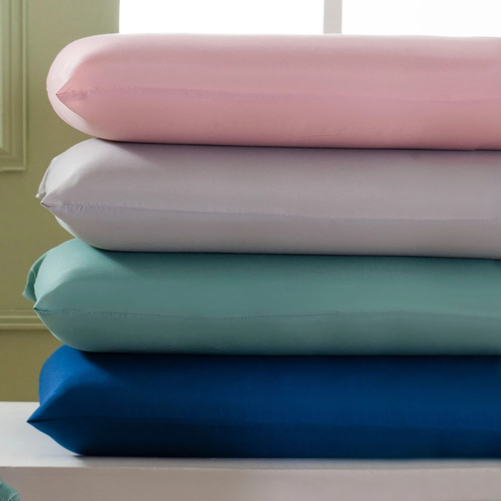 Capa Fronha de Travesseiro Microfibra Cazza Rosa