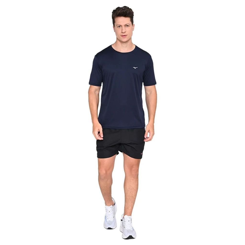 Camiseta Mizuno Run Spark 2 Masculina Corrida Academia Esportiva Leve Respirável Dry Fit