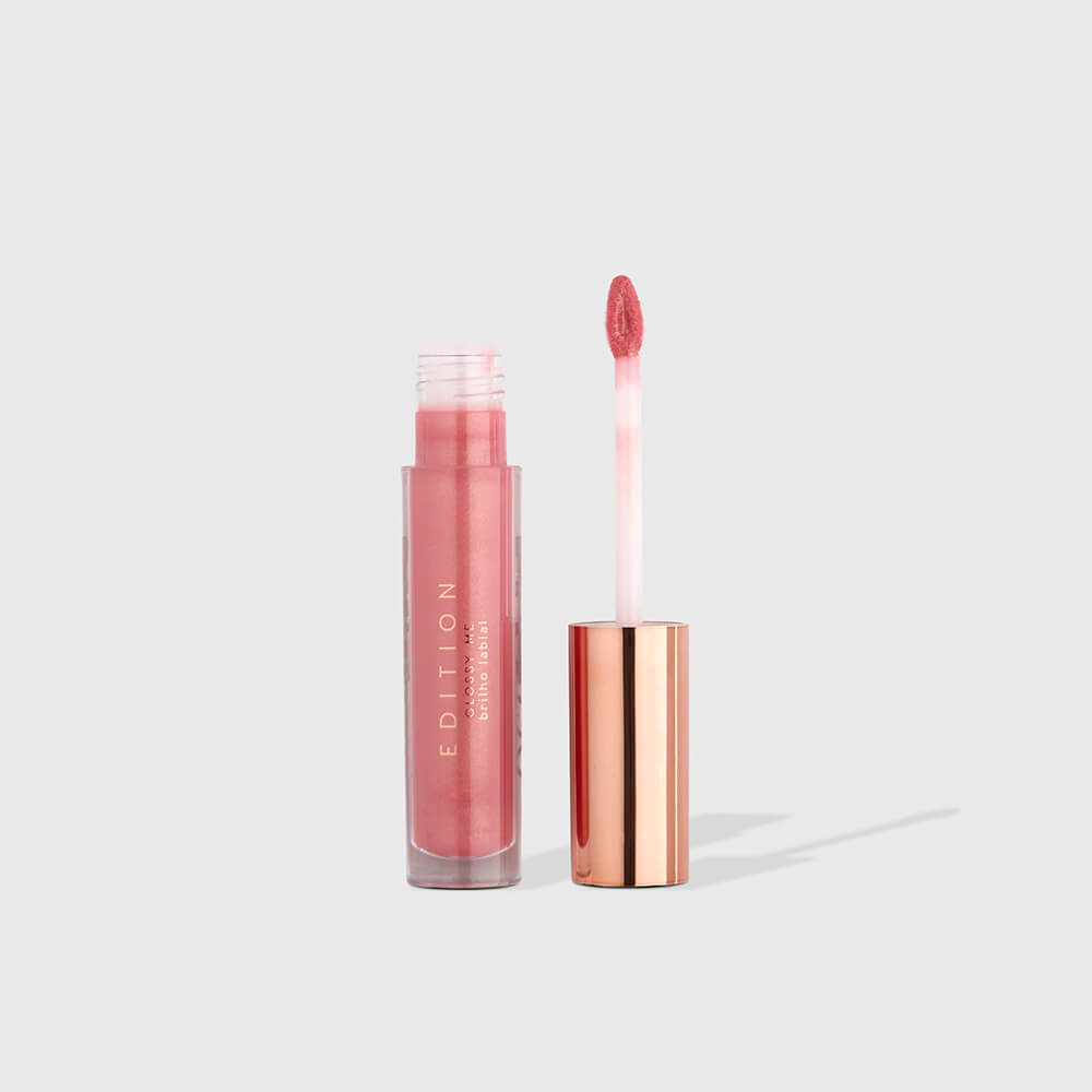 Brilho Labial Glossy - Glossy Me Rosé Pink Océane Edition 4g