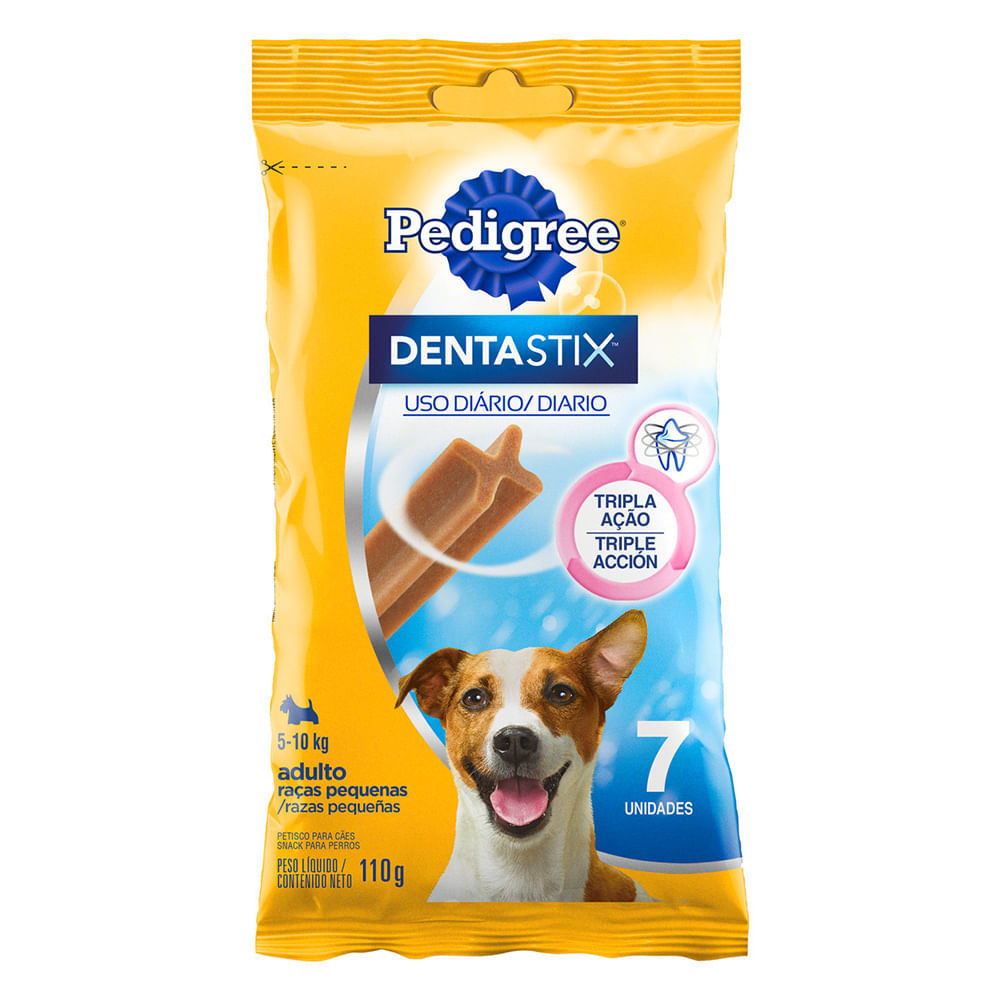 Petisco para Cães Pedigree Dentastix Raças Pequenas 110g em Oferta na Shopee