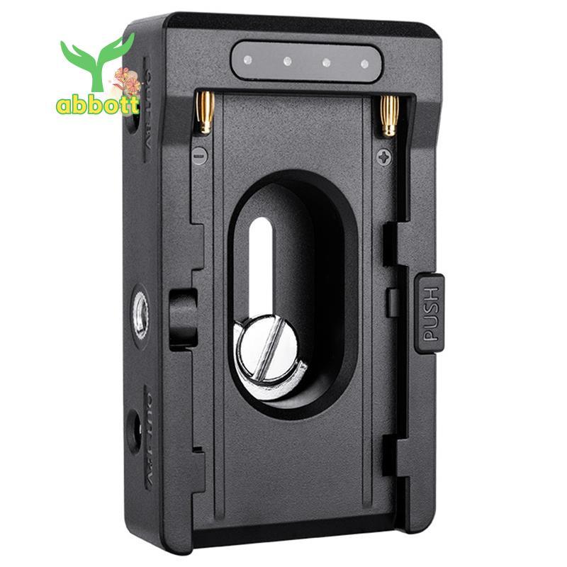 Braçadeira De Câmera NP-F Placa Adaptadora De Bateria Tipo Baterias 12V/7.4V Porta De Saída LED Baixa Indicada