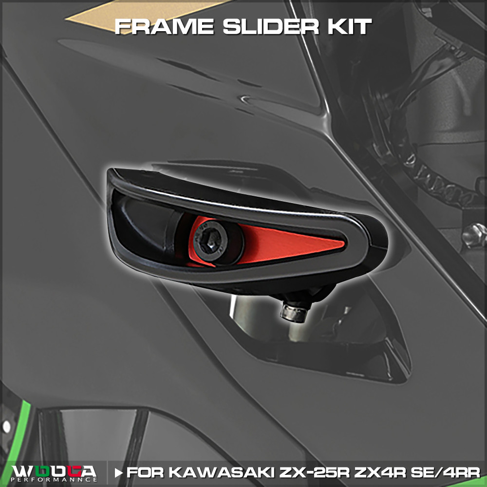 Kit Deslizante De Quadro Para KAWASAKI Ninja ZX-4R SE 4RR 25R 2021-2025 Sliders Pro Escudo Acidente Skid Almofada Guarda