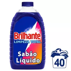 Sabão Líquido Brilhante Limpeza Total 3L