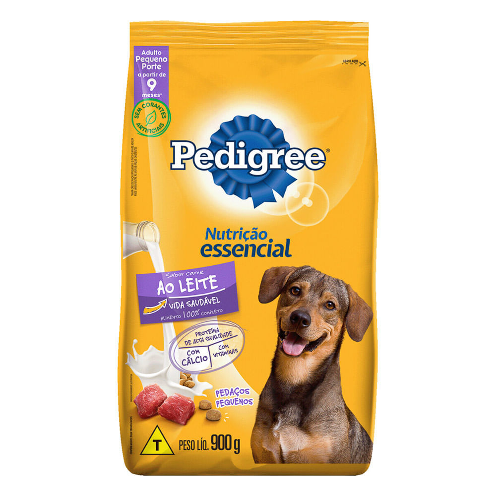 Ração para Cães Pedigree Nutrição Essencial Adultos 9+ Pequeno Porte Sabor Carne ao Leite 900g em Oferta na Shopee