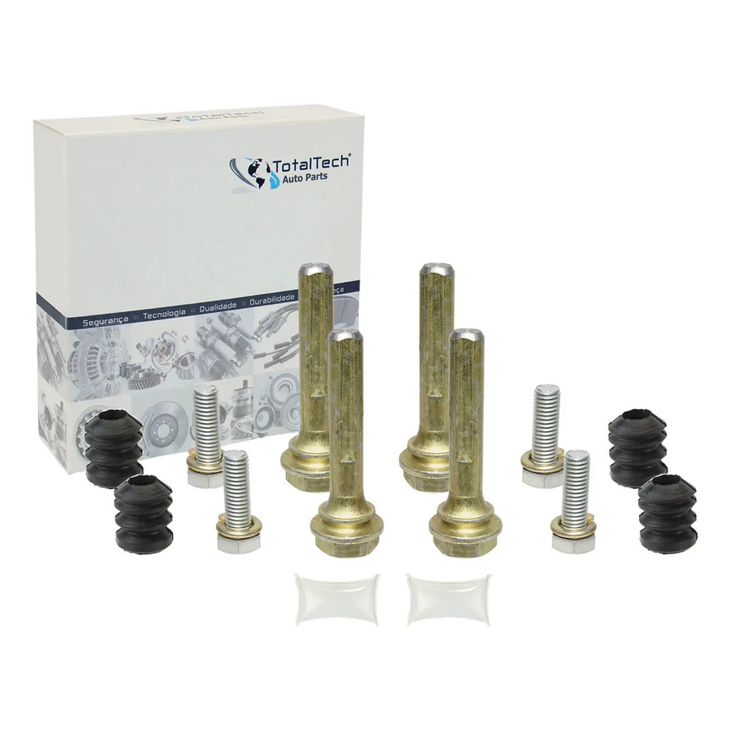 Kit 4 Pinos Guia Pinca Freio Diant L200 Triton 2010 2011 12