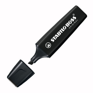Pincel marca texto Boss Nature Colors Preto 70/46 Stabilo em Oferta na Shopee