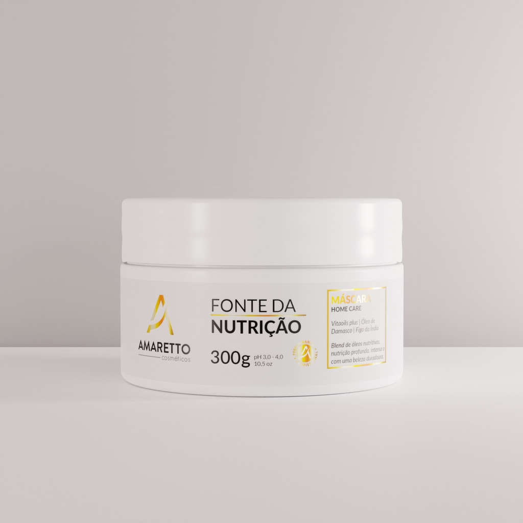 Máscara Fonte da Nutrição 300g -Reposição de Nutrientes e Hidratação Profunda