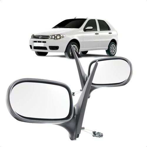 Retrovisor Palio 2004 A 2011 Com Controle 4 Portas