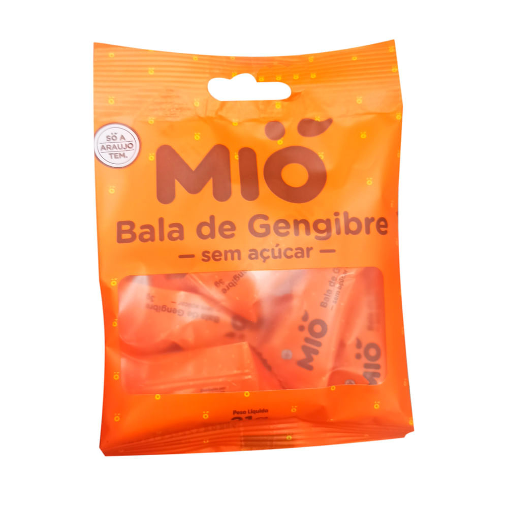 Bala de Gengibre Mió Zero Açúcar 21g em Oferta na Shopee