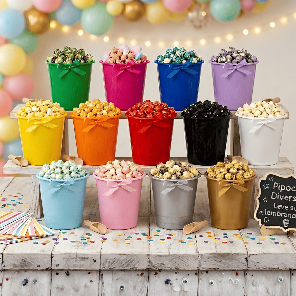 Kit 40 Baldinho De Pipoca 1l Lembrancinha em Oferta na Shopee