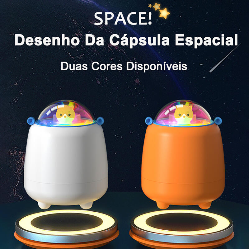 Imagem Umidificador Aromatizador De Ambiente Com Luz Noturna Portatil Silencioso Relaxante