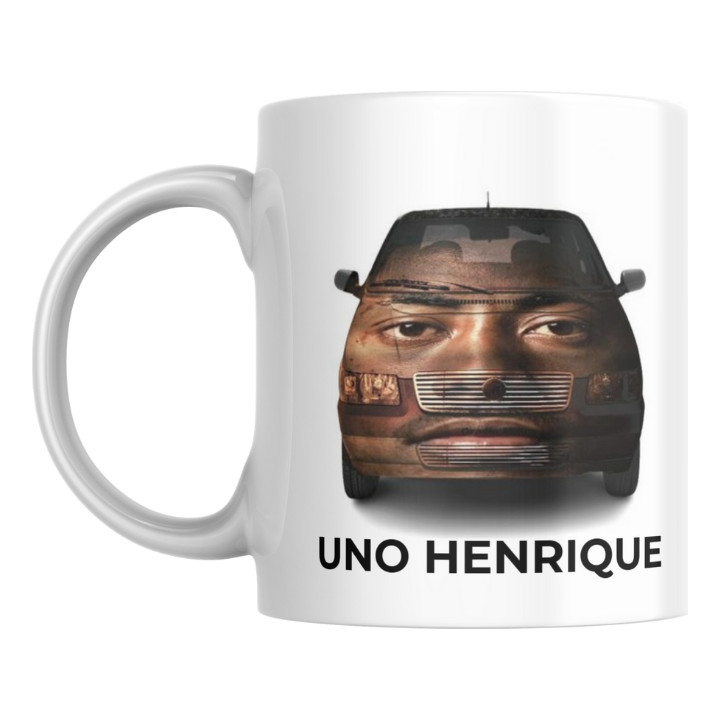 Caneca Meme Bruno Henrique Meme Uno Henrique Branco Uno Henrique