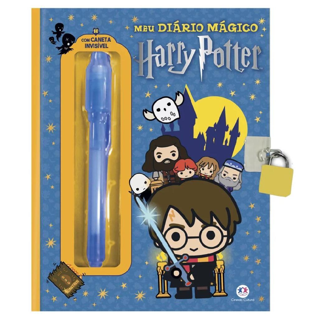 Diário Harry Potter - Meu Livro Diário Mágico Caneta Neon em Oferta na Shopee