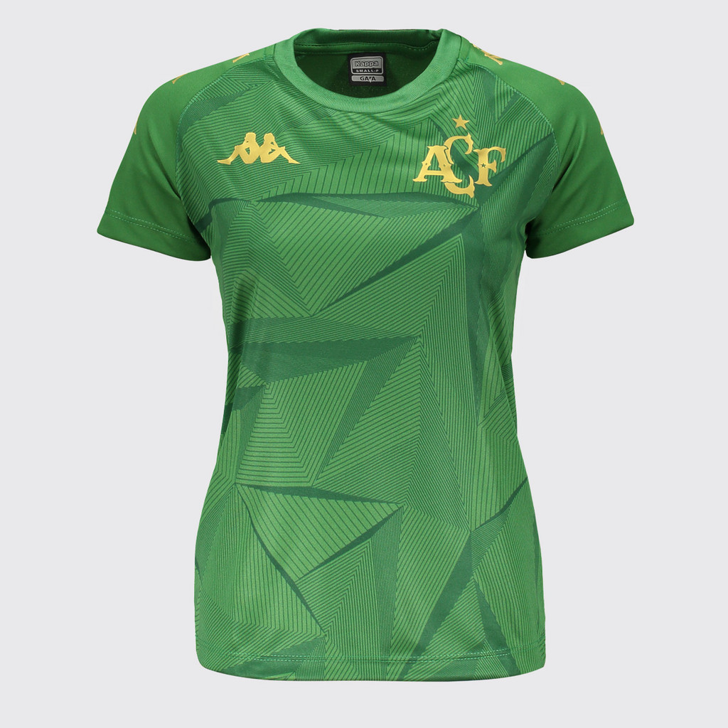 Camisa Kappa Chapecoense Supporter Modest Feminina Verde