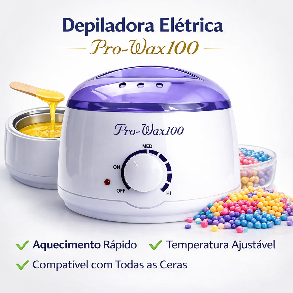 Aquecedor de Cera Quente Elétrico Termocera Profissional para Depilação em Oferta na Shopee