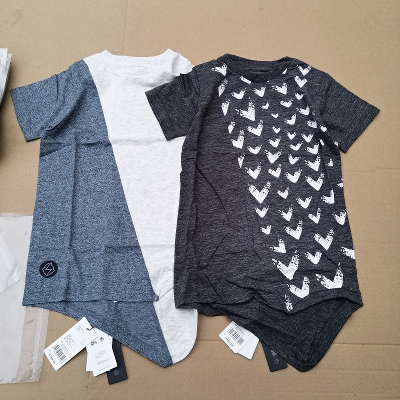 Bens de alta qualidade pequeno médio grande meninos meninas crianças roupas puro algodão Irregular primavera outono verã