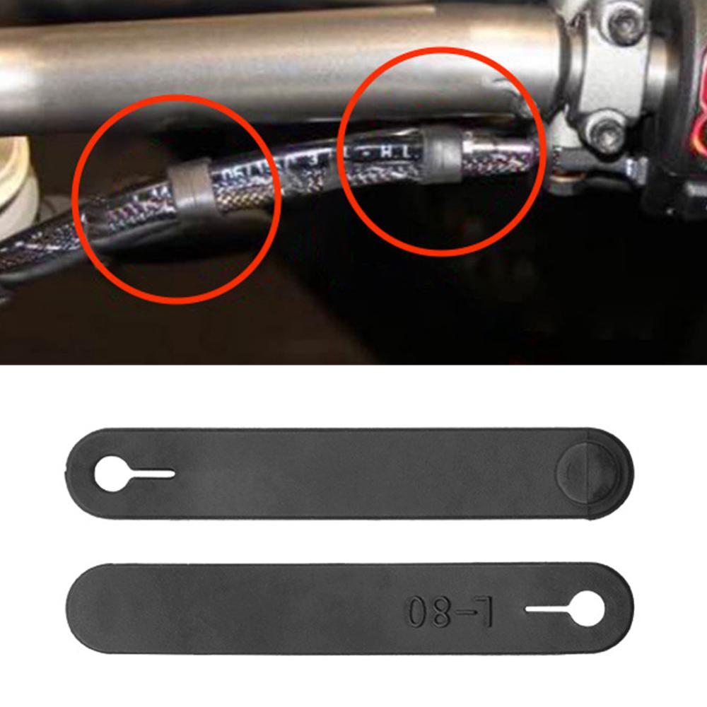 TKEY 5 Pçs Universal 9cm Braçadeiras De Cabo Da Motocicleta Para Proteger Abraçadeiras Cablagem Faixas De Borracha Moto 