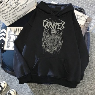 Moletom Canguru Com Capuz Banda Carnifex Deathcore Rock Moda Streetwear Casaco de Algodão com Bolso