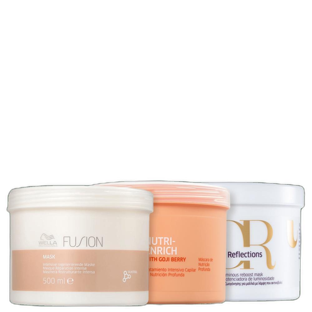 Kit Wella Professionals Super Masks Salon (3 Produtos)